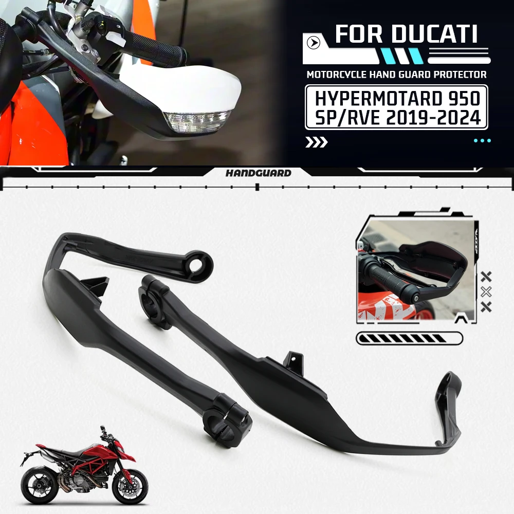 

Hand Guard For Ducati HYPERMOTARD 950 SP RVE 2019-2024 Motorcycle Accessories Handguards Protector Handlebar Protection Bracket