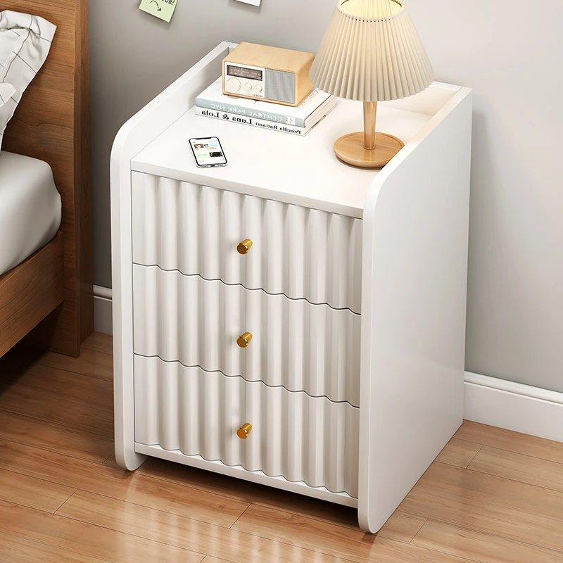 Drawers Bedroom Nightstands Coffee Small White Dressers Storage Nordic Bedside Table Filing Mesitas De Noche Home FurnitureLJYXP