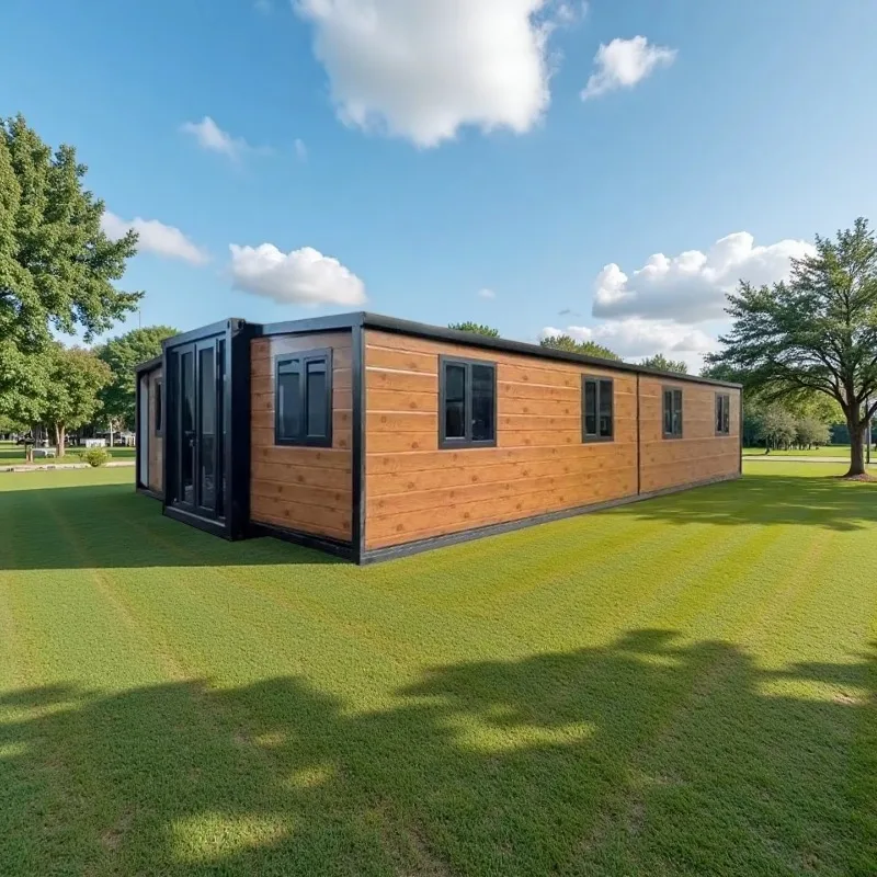 Contemporary Pre-Engineered Site Office & Camp Fast Setup Modular Expansion System Contemporary Design Expandable Container