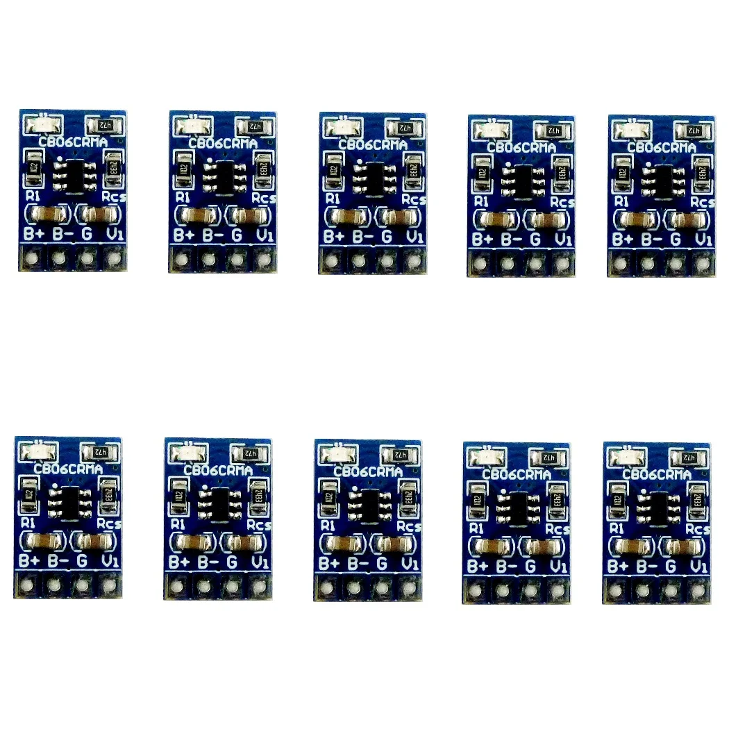 10PCS CB06CRMA 3V 3.6V 50 100 200MA Coin Cell Rechargeable Battery MTTP Charger for NI-MH Ni-CD Li-ion Polymer  lithium battery