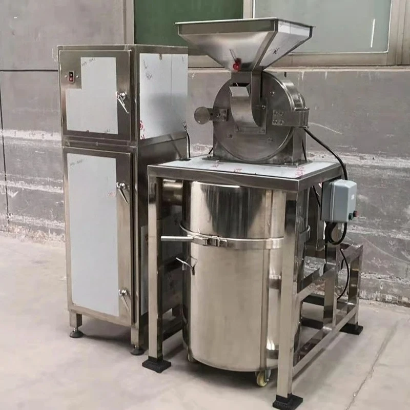 Universal Teeth Disc Pulverizer Machine with Simple Deduster Commercial Corn Nut Grinder Machine