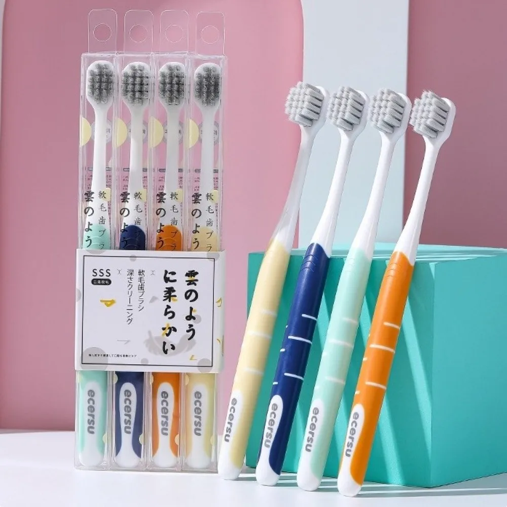 New Soft Bristles Toothbrush Set Comfort Compact Head Oral cleaning brush Oral Health Care PP Handle Dental Tooth Brush