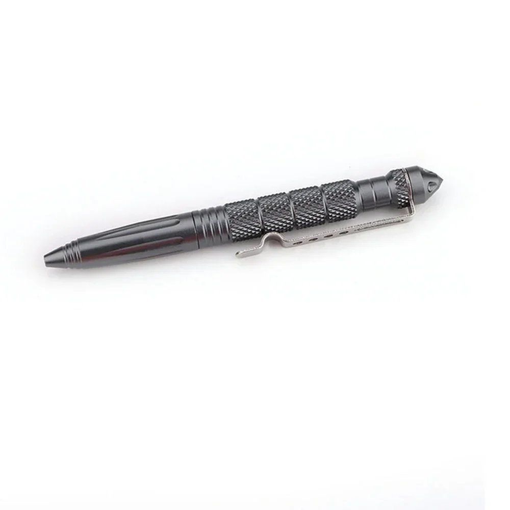 Militärischer taktischer Stift, multifunktional, Aluminiumlegierung, Outdoor, Camping, Sicherheit, Überlebenswerkzeuge, Notfall-Glasbrecher-Stift