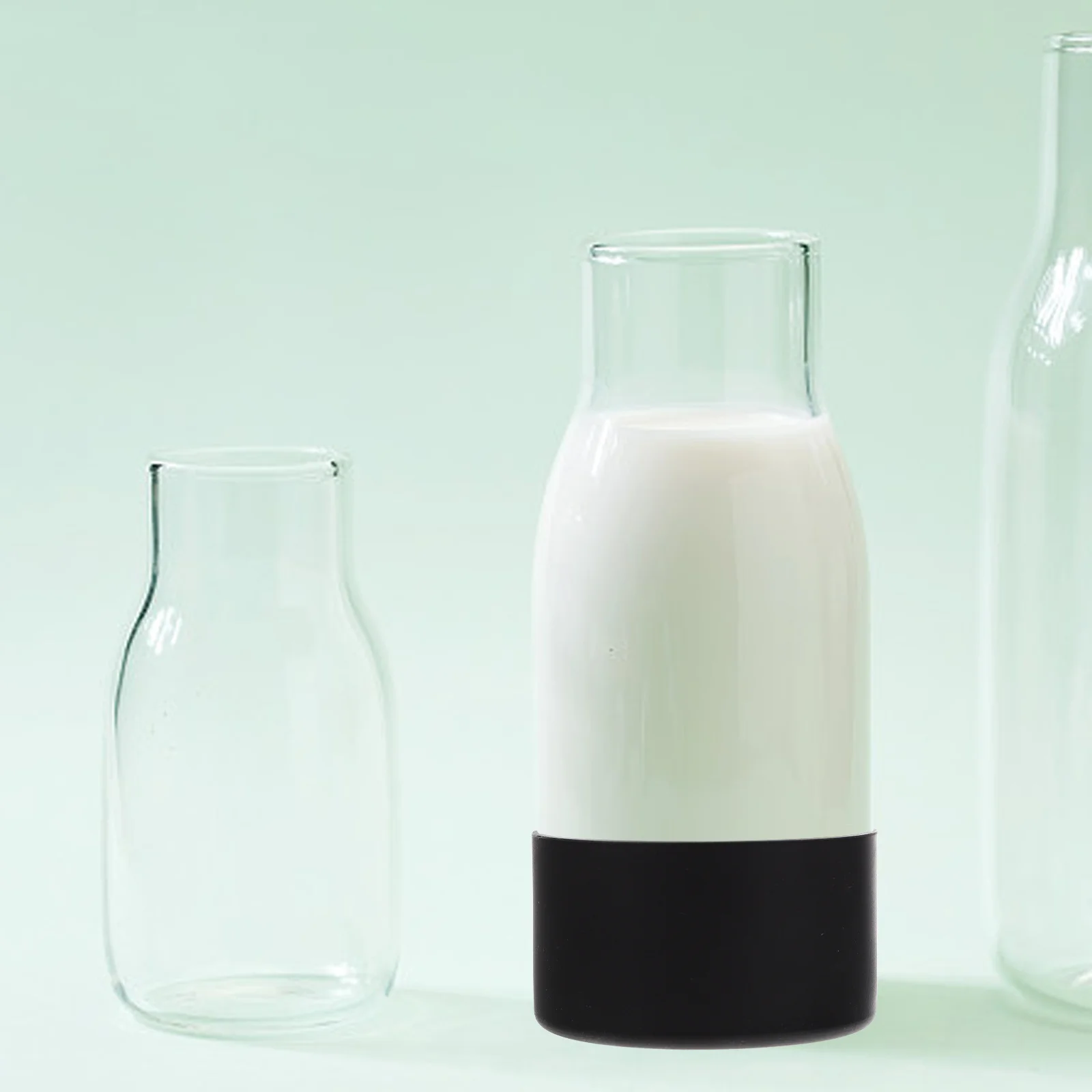 

3Pcs Silicone Spray Bottle Cover Heat Insulated Nonskid Glass Cup Sleeves Heat-Insulated Silicone Bottle Cover