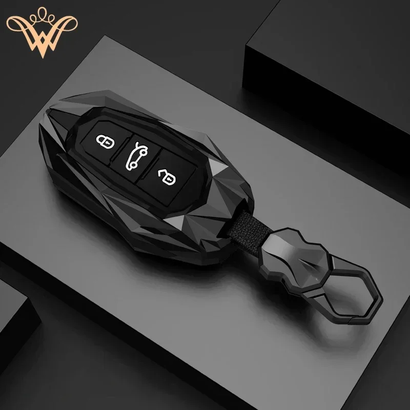 

Zinc Alloy Car Key Cover Case Shell For Peugeot 308 408 508 2008 3008 4008 5008 Citroen C4 C4L C6 C3-XR Picasso DS3 DS4 DS5