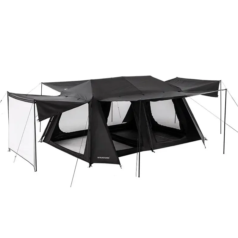 Blackdog Two Rooms Automatic Quick Open Room Type Vinyl Tent Outdoor Camping Portable Blackdog Camping Tent