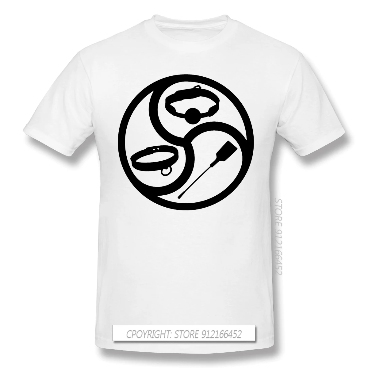 BDSM Life BDSM And Kink Symbol T Shirt Submissive Slave Master Sexy Sub Tees Shirt 100% Cotton Top