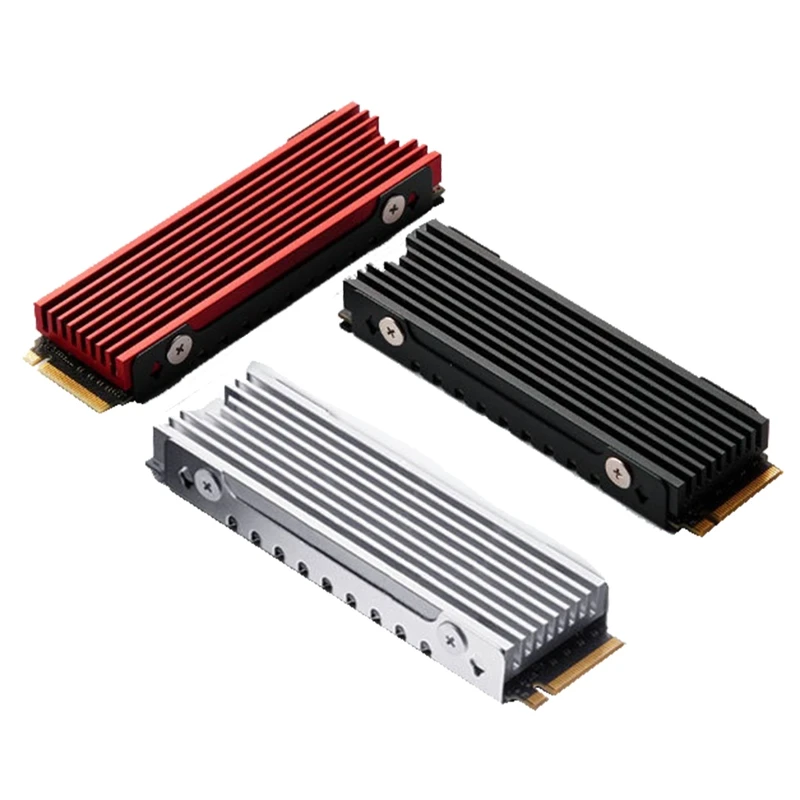 Imagem -04 - Dissipador M.2 2280 Nvme Dissipador M.2 Ssd Cooling Pad Alumínio Dissipação com Pad Térmica para m2 2280 Ssd