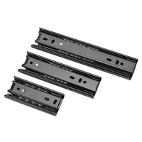 2pcs Drawer Rail 5/6/8Inch Cold Rolled Steel Drawer Slides Close Drawer Sliding Track Cabinet Slides Furniture Hardware