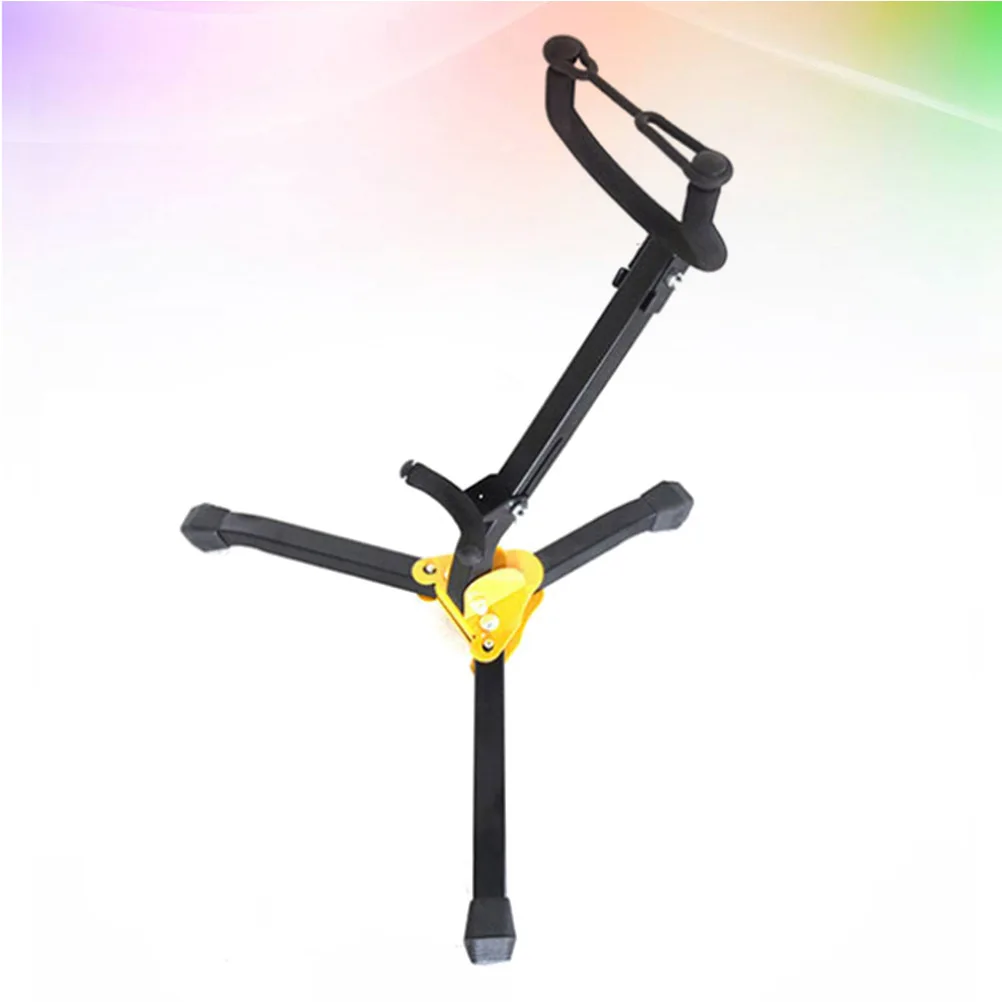 

Saxophone Stand Firm Holder Trumpet Instrument Foldable Bracket Flute Display Multi-Function Portable Easy to Carry