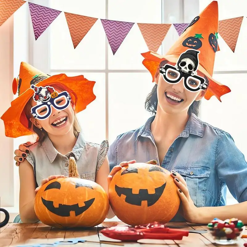 ノベルティパーティーはハロウィーンのメガネ、紙の目のメガネ、ハロウィーンの装飾、写真の小道具、眼鏡を支持します