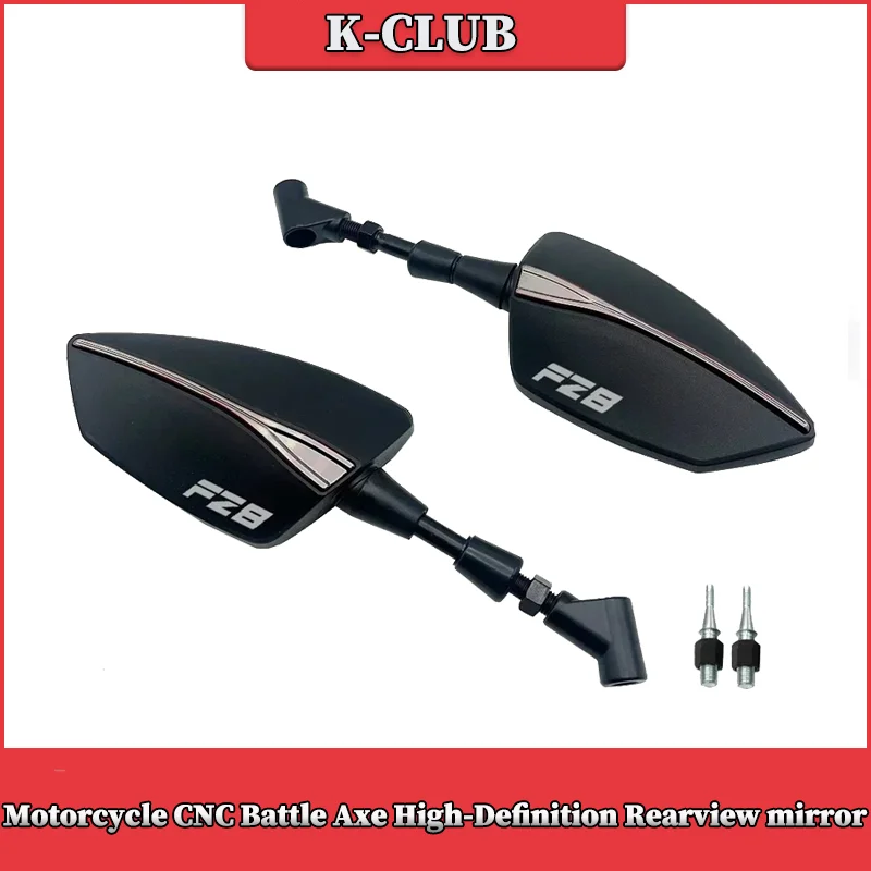 

Motorcycle CNC Battle Axe High-Definition Rearview mirror For YAMAHA FZ8 N/S FZ8N FZ8S FAZER S2 All Years