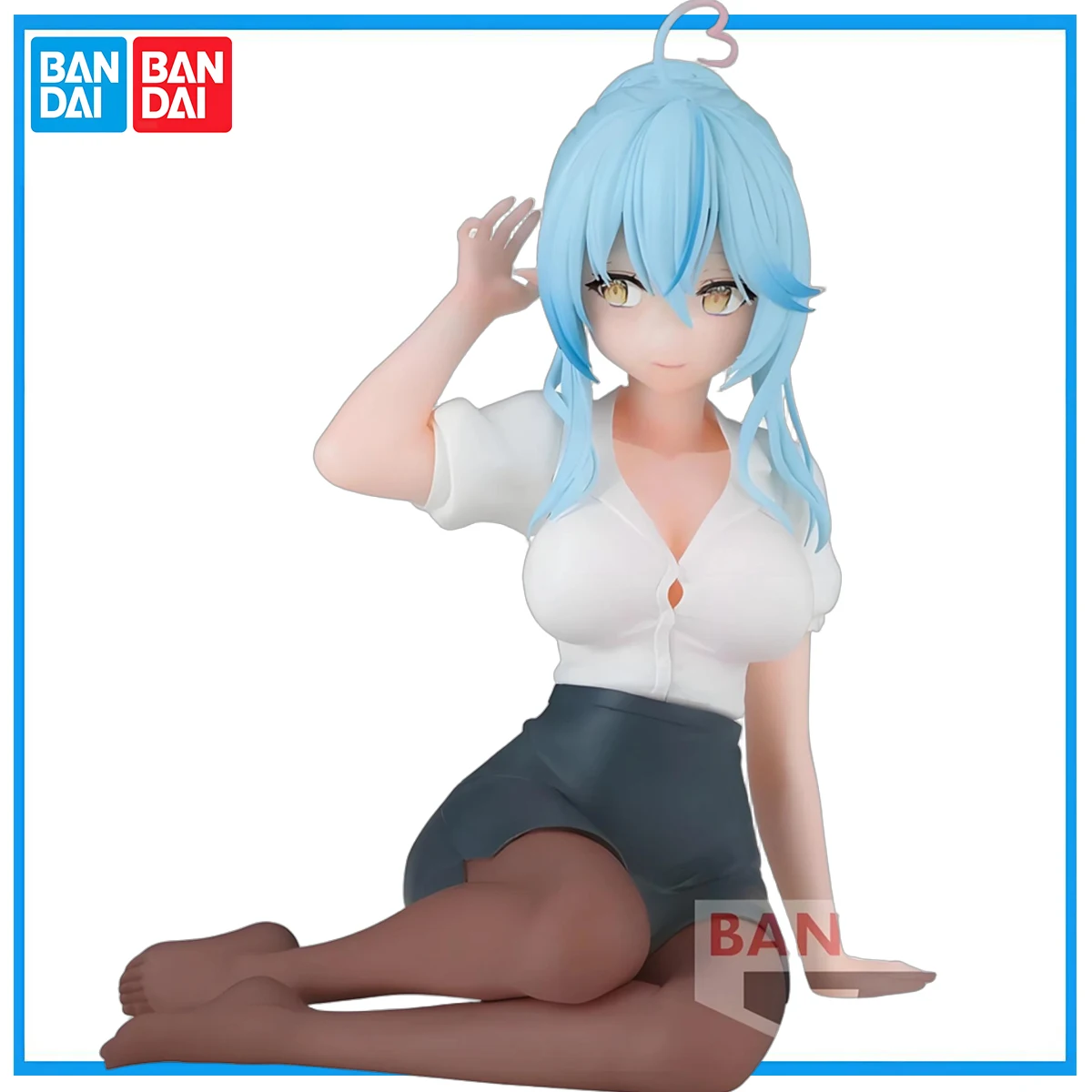 在庫あり-バンダイオリジナル正規品-バンプレスト-ホロライブif-リラックスタイム-ユキハナ-ラミー-オフィススタイルver-11cm-モデルアニメフィギュア