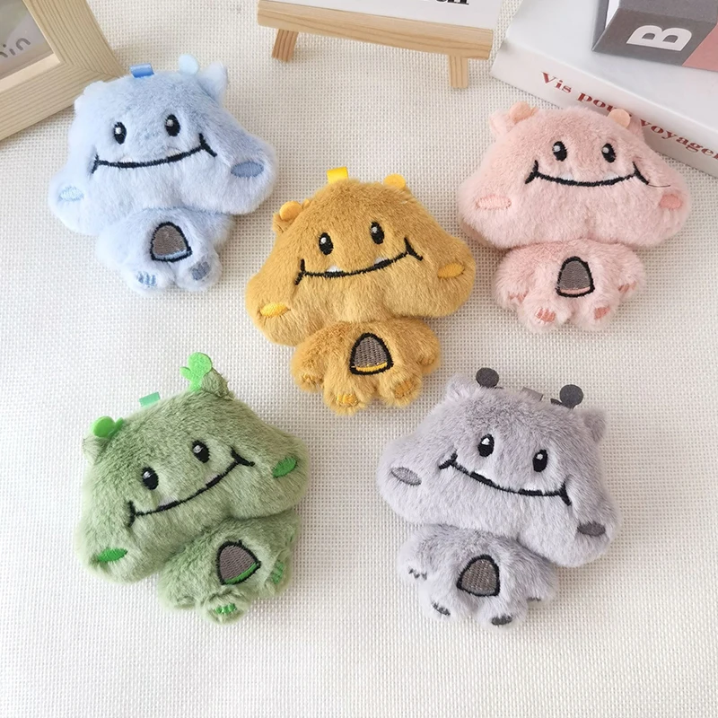 Kawaii Big Mouth Dragon Pendant Mini Plush Doll Cartoon Bag Ornament Gift Doll Pendant Plush Keychain Gift