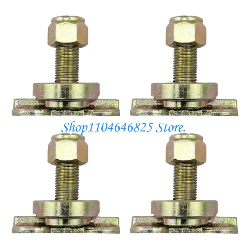 Pickup Cargo L-Track Fittings with Threaded Bolt Hardware Set