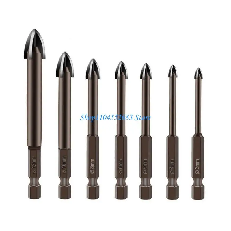 

Y6GD High Performances Hexagonal Shank Drill Bits Set For Tile Glass