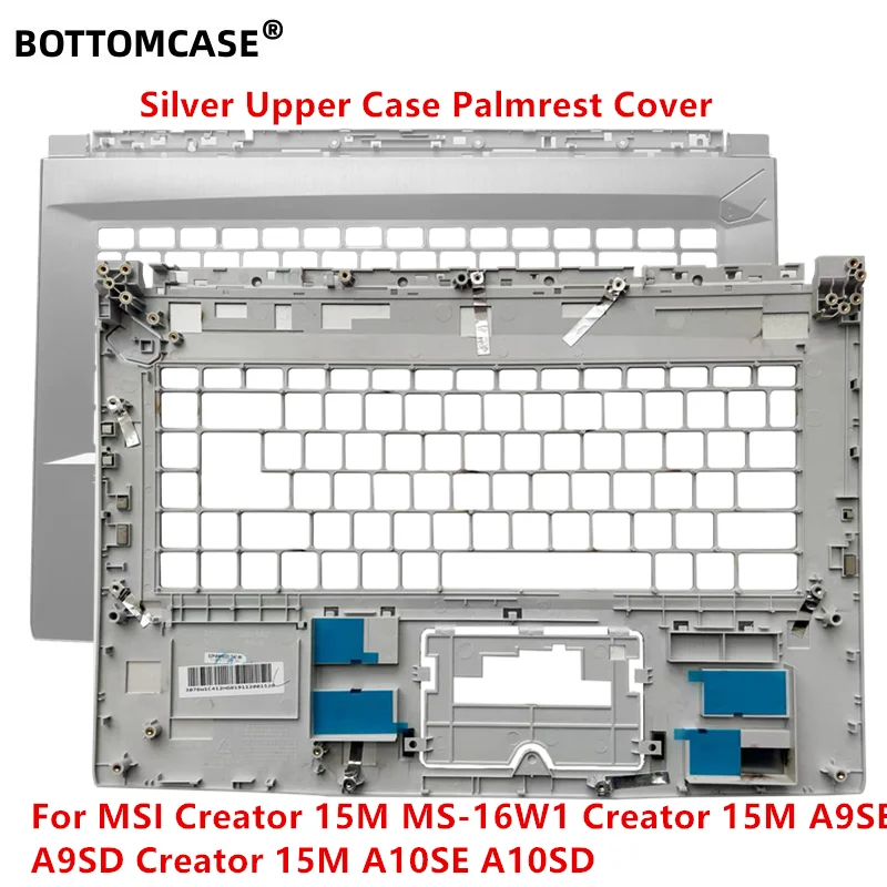 

BOTTOMCASE Laptop Upper Case Palmrest For MSI Creator 15M GF65 MS-16W1 Creator 15M A9SE A9SD Creator 15M A10SE A10SD NO Touchpad