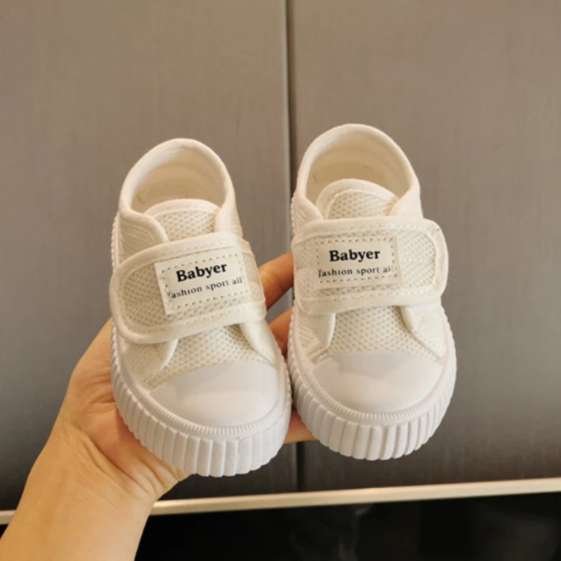 Baby Girls and Boys Casual Shoes Breathable Anti-slip Mesh Outdoor Shoes for Children 0-6Years Kids Soft Bottom Walking Shoes