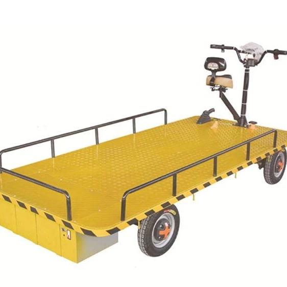 

Warehouse Electric Trolley Towing Carts Wagon Cart 800 Kg Loading Weight