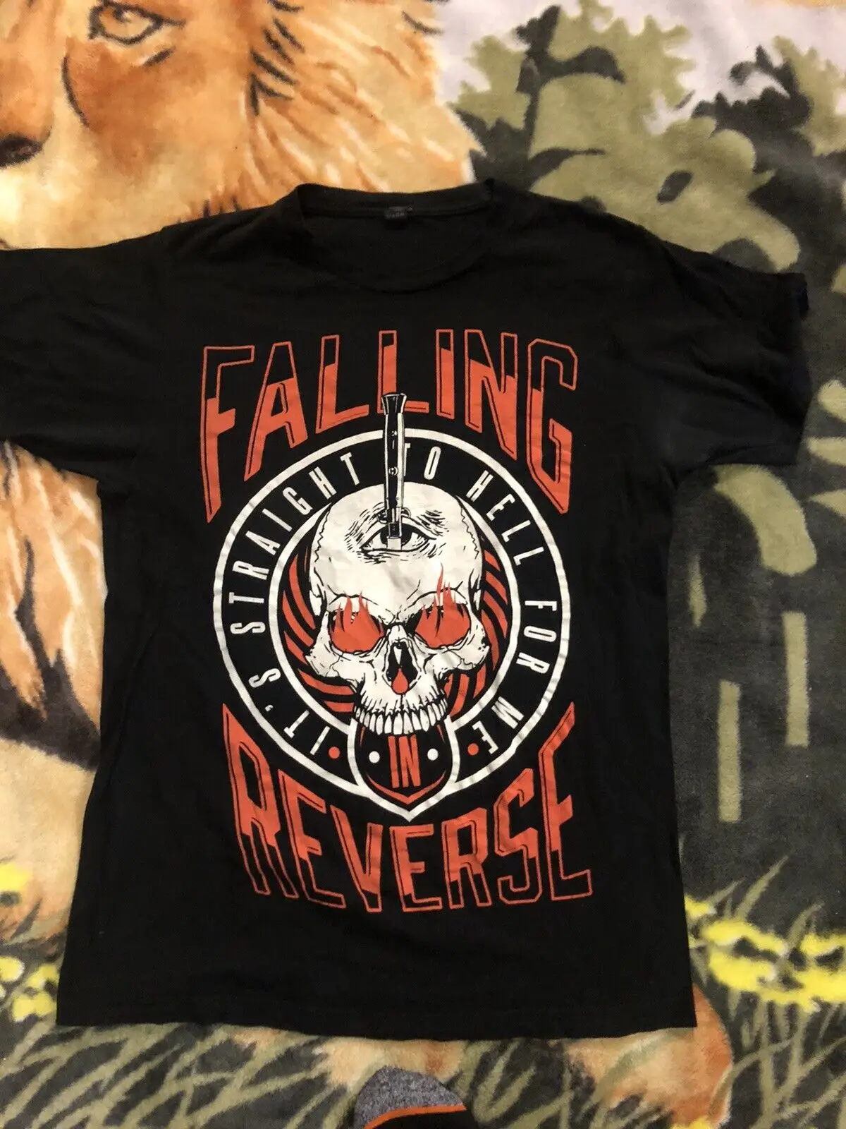 Falling In Reverse T Shirt Size Med It Äôs Starlight To Hell For Me Black