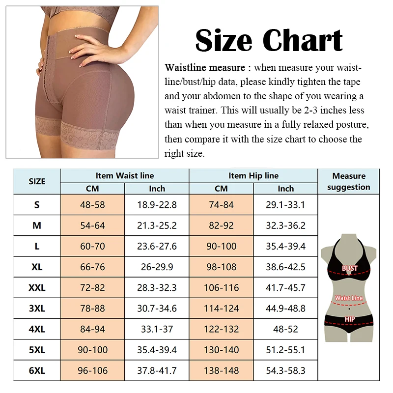 Flat Belly Girdle Slimming Waist Trainer Shapewear Buttocks Lifter Push Up Panties Corset Tights Female Compression Underwear