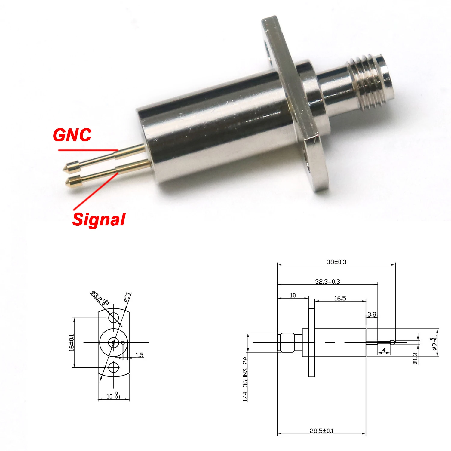 SMA-zu-Sonde-RF-Testsonde mit Einzel-/Doppelnadelspitze für Spektrumanalysator, Hochfrequenz-RF-Signal-Debugging, Amateurfunk-Verstärker – Detail 4