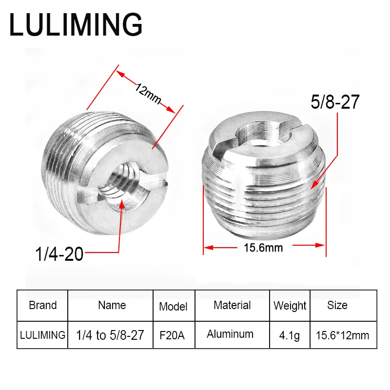 Microphone Adapter 5/8-27 Female to 1/4-20 Male Microphone Bracket Conversion Screw Metal 5/8 to 3/8-16 Microphone Accessories