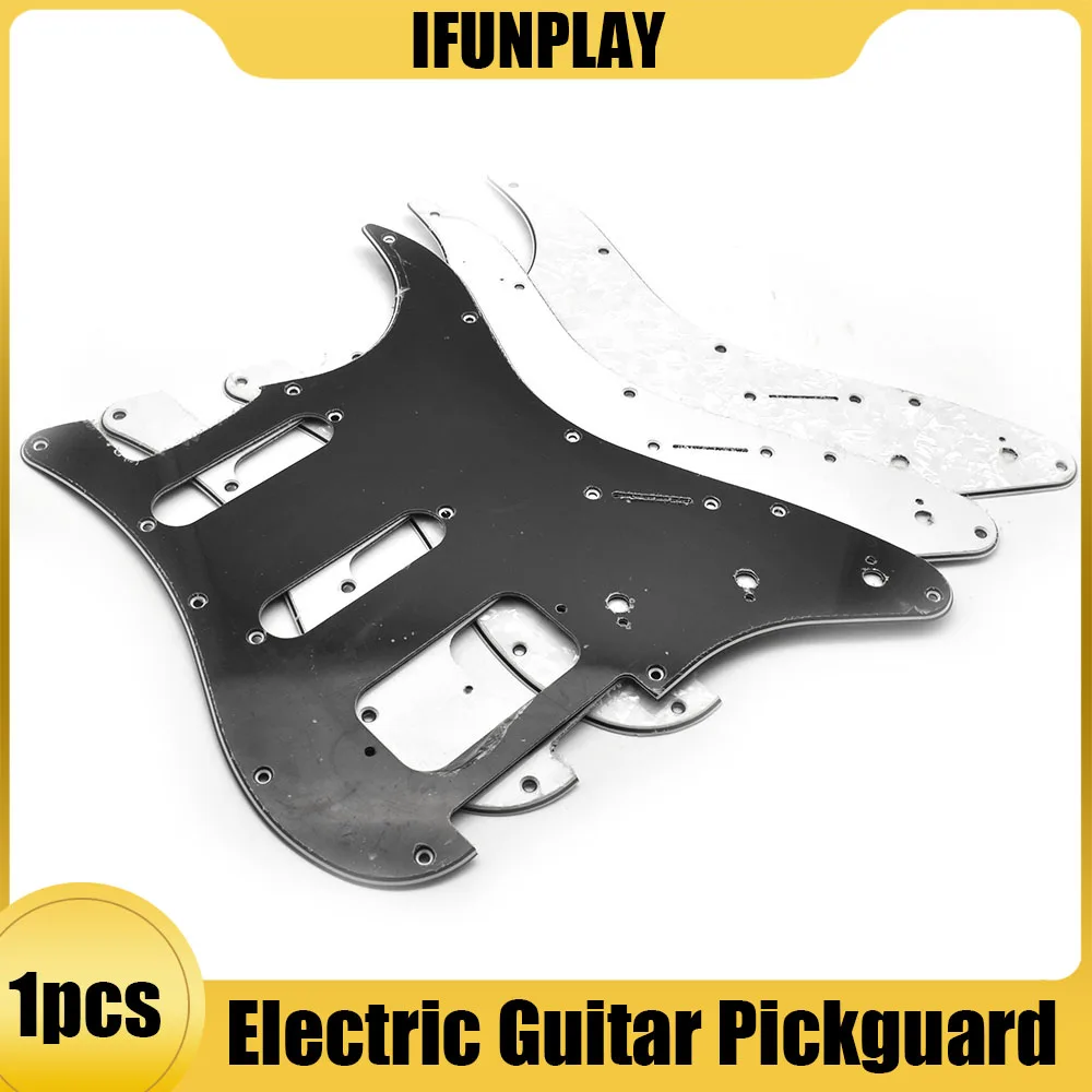 11 فتحة ST الغيتار الكهربائي Pickguard SSH الغيتار خدش لوحة مع مسامير Pickguard لملحقات الغيتار الكهربائي ST