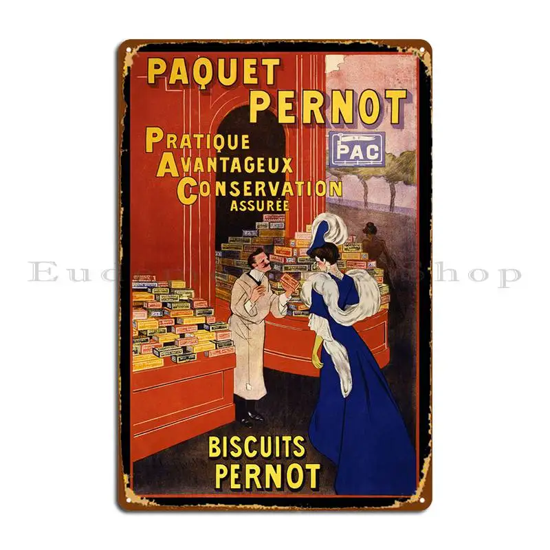 Leonetto Cappiello Pernot Metal Plaque Poster Club Garage Personalized Club Bar Garage Tin Sign Poster