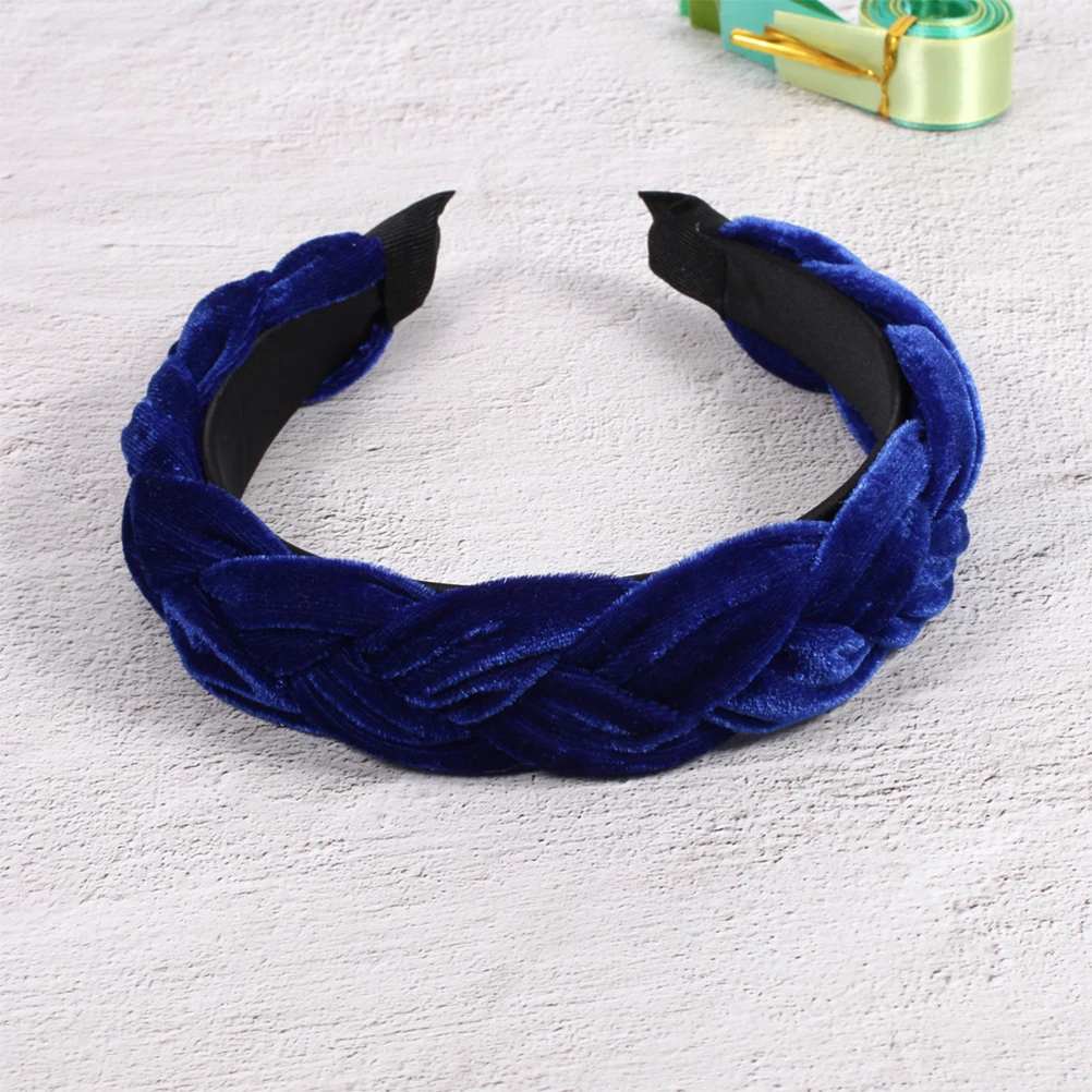 

3 Pcs Headb Women Hair Accessories Braid Design Hoop Elegant Women Hair Accessories Party Hairb Ladies Retro Hairstyle