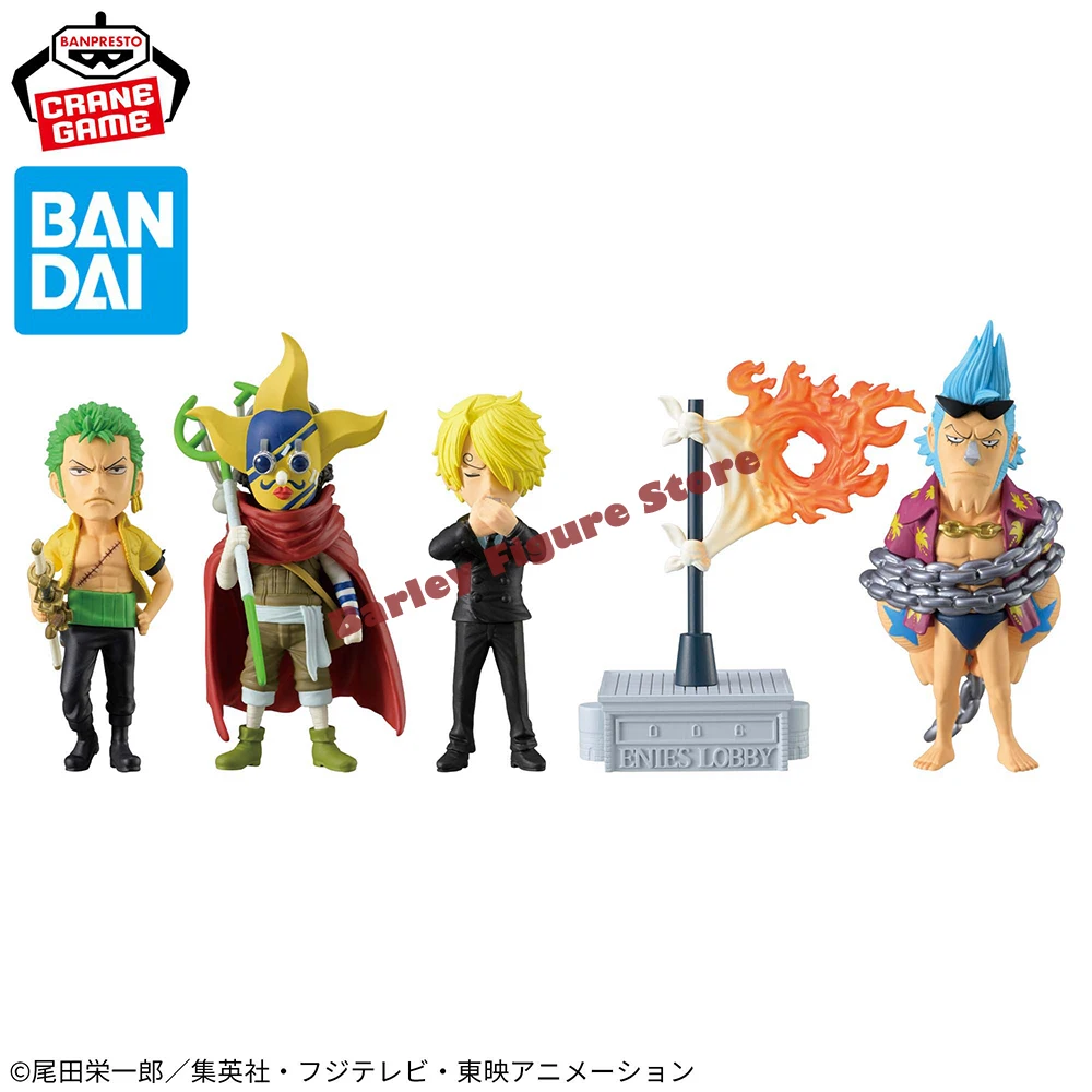 

BANDAI Banpresto Figura-One Piece WCF-Enies Lobby 2-Full Set Model Collection Toy,Marca en caja,Original,En Stock,About 8 cm