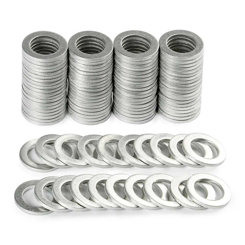 

100PCS 90471-PX4-000 Transmission Oil Drain Plug Washers For Honda For Acura-A54R