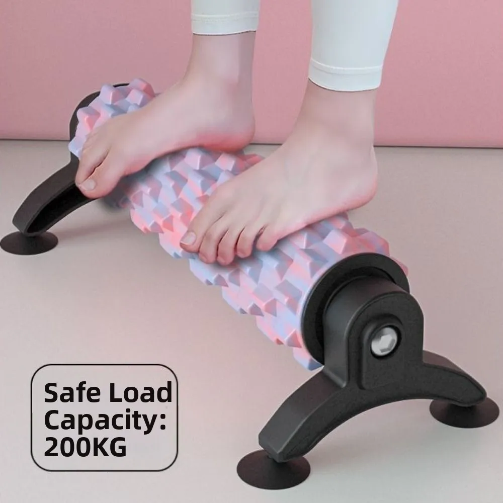 non-slip-suction-cup-foam-roller-stable-large-load-bearing-eva-yoga-column-easy-to-use-with-stand-muscle-massage-stick-pilates