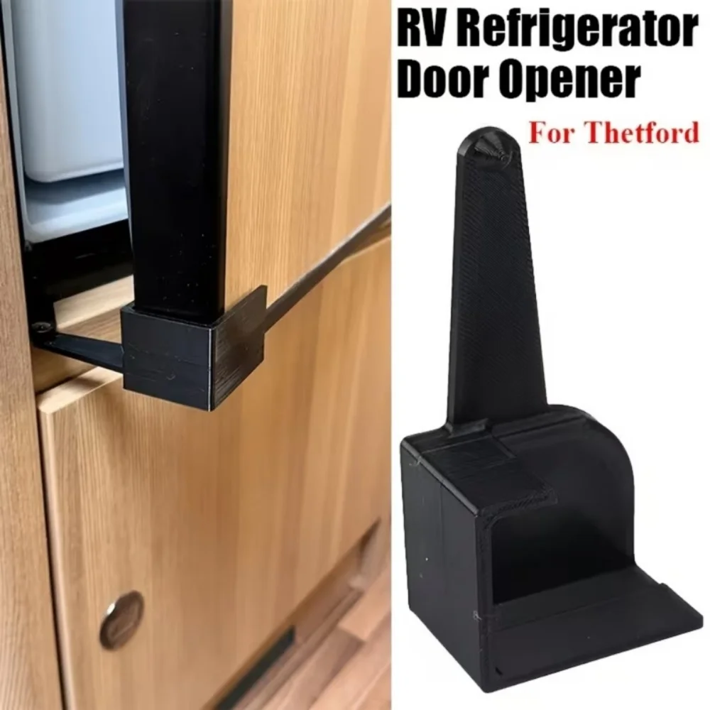 Motorhome Freezer Door Stop Refrigerator Door Opener With Clip Style Body And Extended Pull Extension Small Aid
