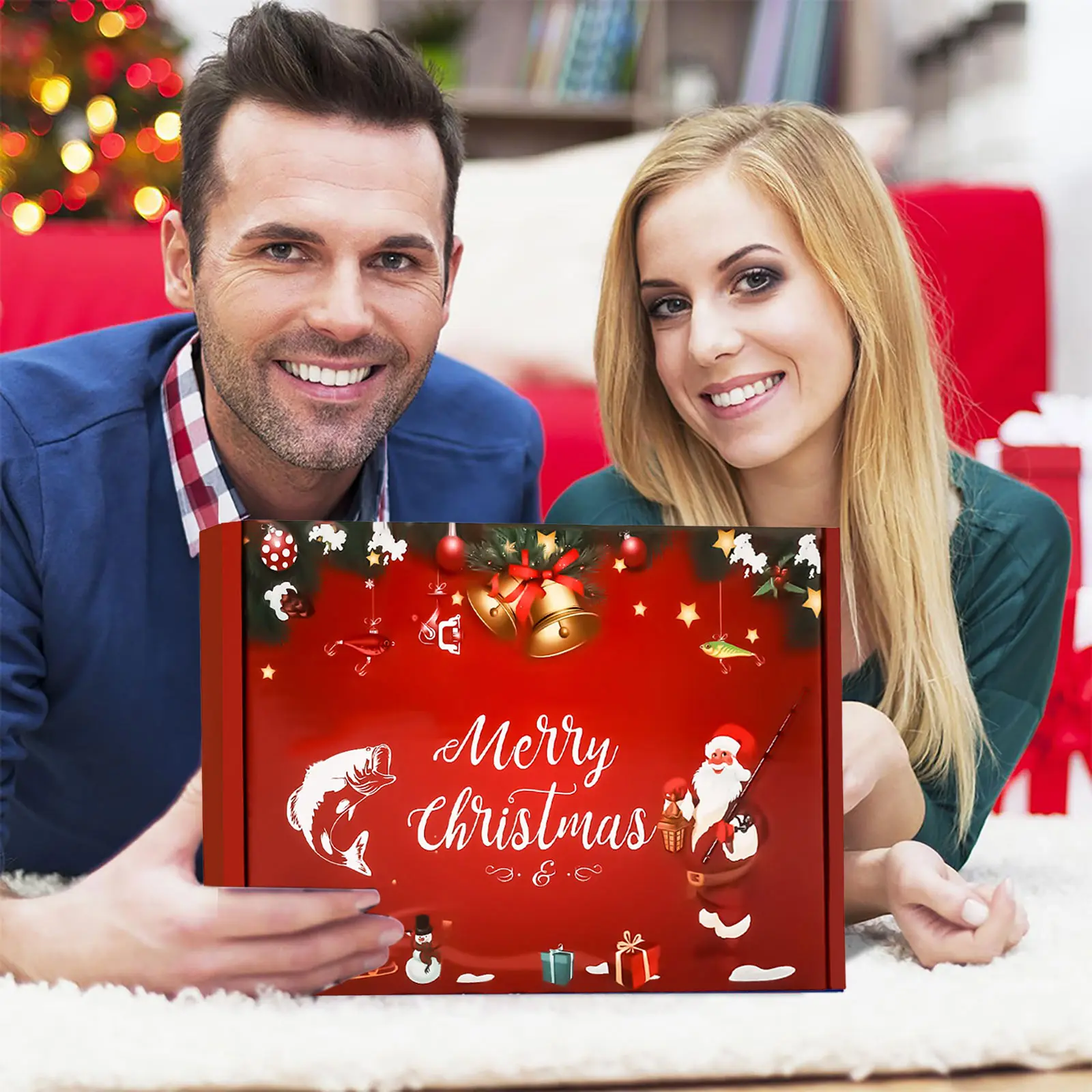 Timer do gotowania Cyfrowy Kalendarz Adwentowy do Wędkowania 2025 Dla Dorosłych Mężczyzn Nastolatków Chłopców Kalendarz Adwentowy Odliczający do Świąt Bożego Narodzenia z Funkcją Przewracania Wysoko-Nisko