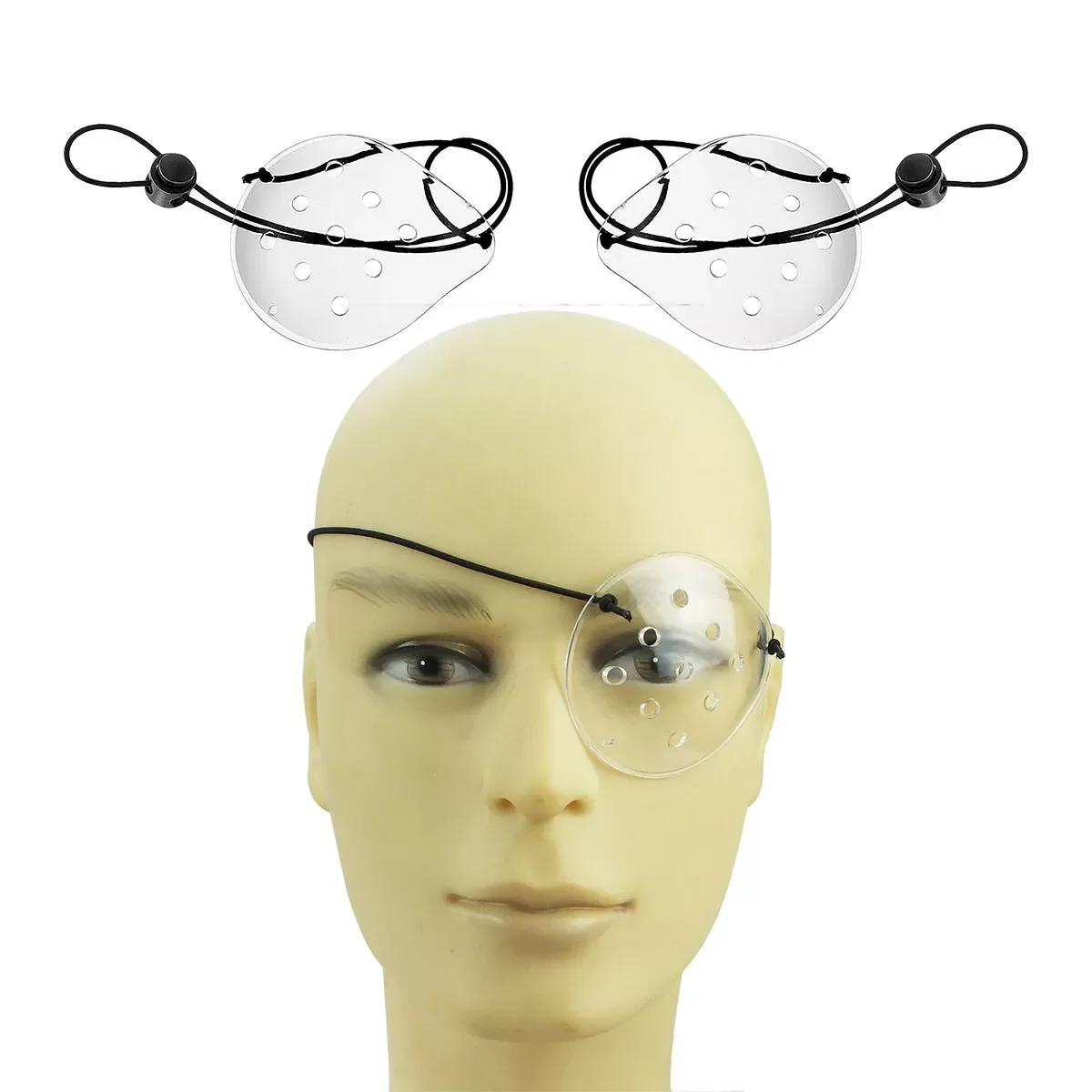 2Pcs Ventilated Clear Eye Shield With Holes After Eye Surgery Eye Shield