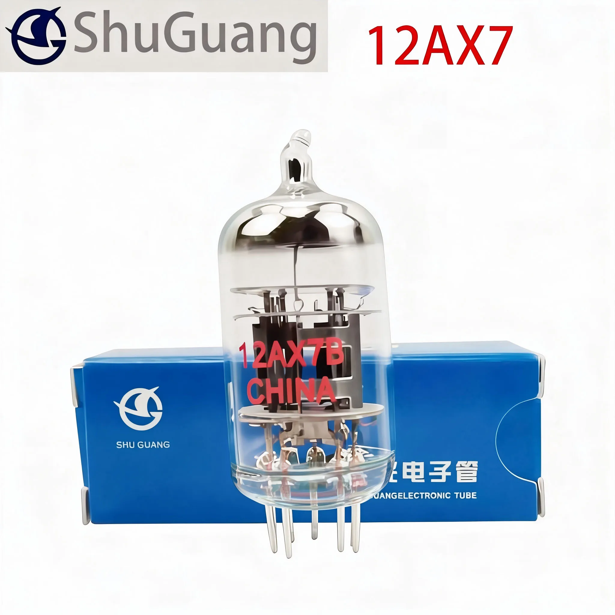 SHUGUANG 12AX7 12AX7B Lampa elektronowa do wzmacniacza gitarowego, zamiennik audio 12AX7 ECC83, precyzyjnie dopasowana lampa elektroniczna — zdjęcie produktu 3