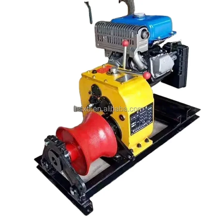 Tractor 3 tons, 5 tons, 8 tons, and 10 tons of high-power gasoline winch/Diesel electric winch/Motorized grinder