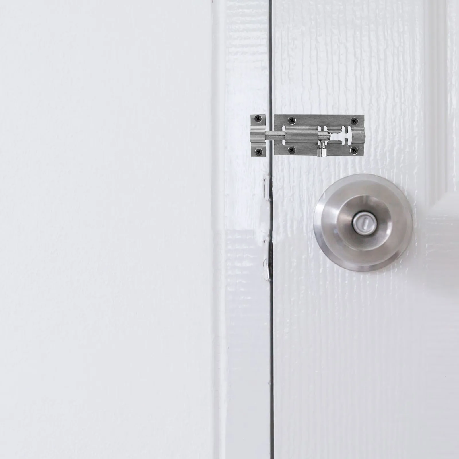 

6Sets Stainless Steel Slide Barrel Bolt Locks Thickened Door Latch Anti-Theft for Home Office Warehouse Use Slide Latch Lock