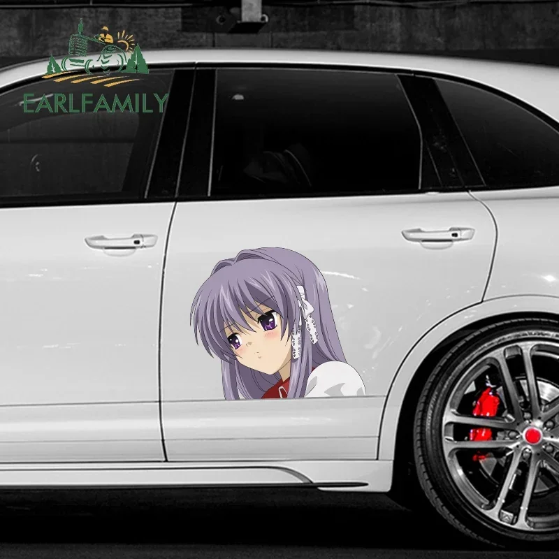EARLFAMILY 43cm X 37cm Kyou Fujibayashi Funny Anime Creative Car Stickers Waterproof Decal Vinyl Material Scratch Proof Decor