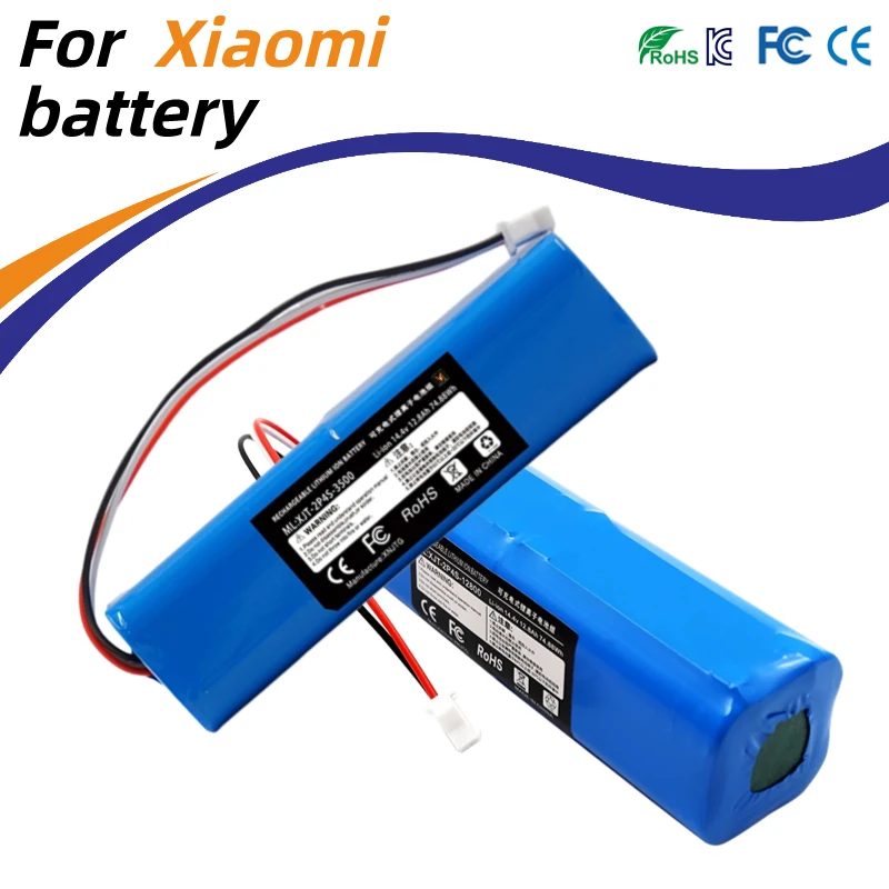 14.4V 9800mAh 12800mAh Replacement Lithium Battery for XiaoMi Lydsto R1 Li-ion Battery Robot Vacuum Cleaner R1 Battery Pack