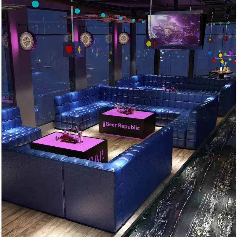 

U-образная форма L-образная форма, изготовленная на заказ мебель для ночного клуба, бара, гостиной, ресторанной стенд, сидения Foshan