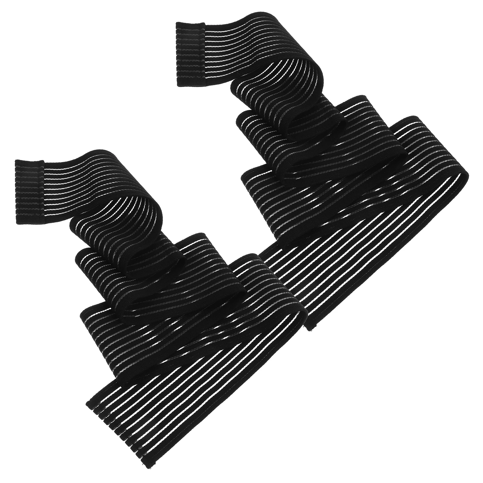 

2pcs Breathable Elastic Bandage Knee Support Sports Brace Winding Strap Lightweight Gym Training Protection Compression Fit