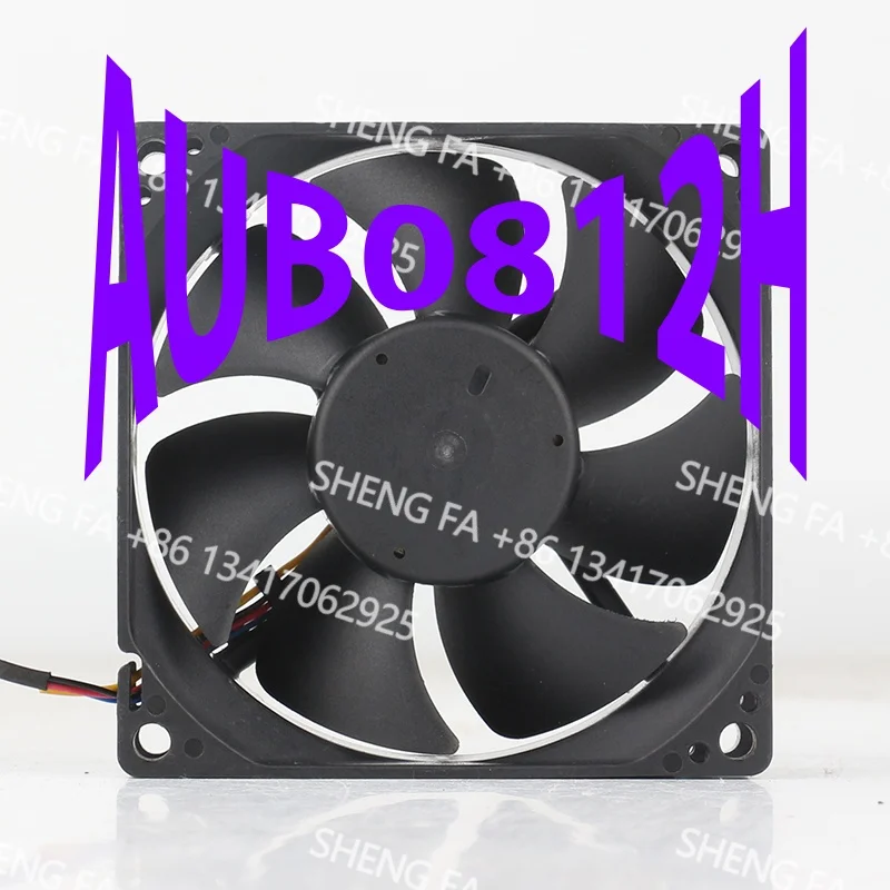 Computer CPU Four-wire Silent Projector Chassis Delta 5V 24V 48V DC 12V 0.30A AC EC 8025 80X80X25MM 8CM AUB0812H-F00-FS Cooling