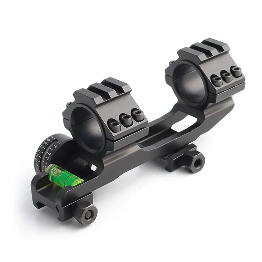 25.4/30mm  Weaver Picatinny Scope Mounts With Angle Bubble Level 1Inch Scope Rings For Picatinny Rail On Top