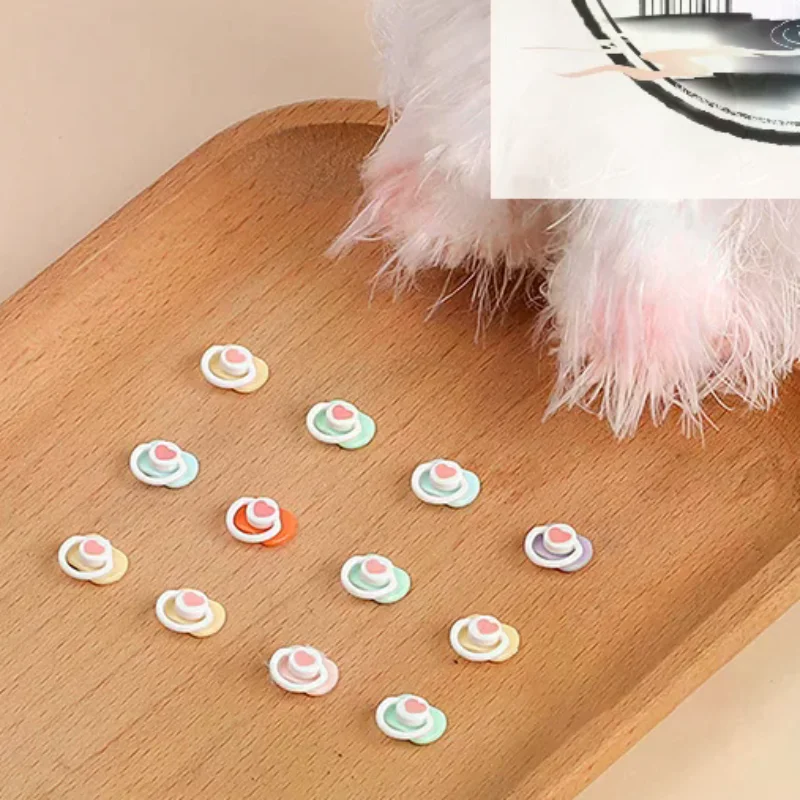 5 Pieces Cute Mini Doll Pacifier Plastic Model Home Furnishing Decoration Cute Mini Dummy Pacifier Model Accessories