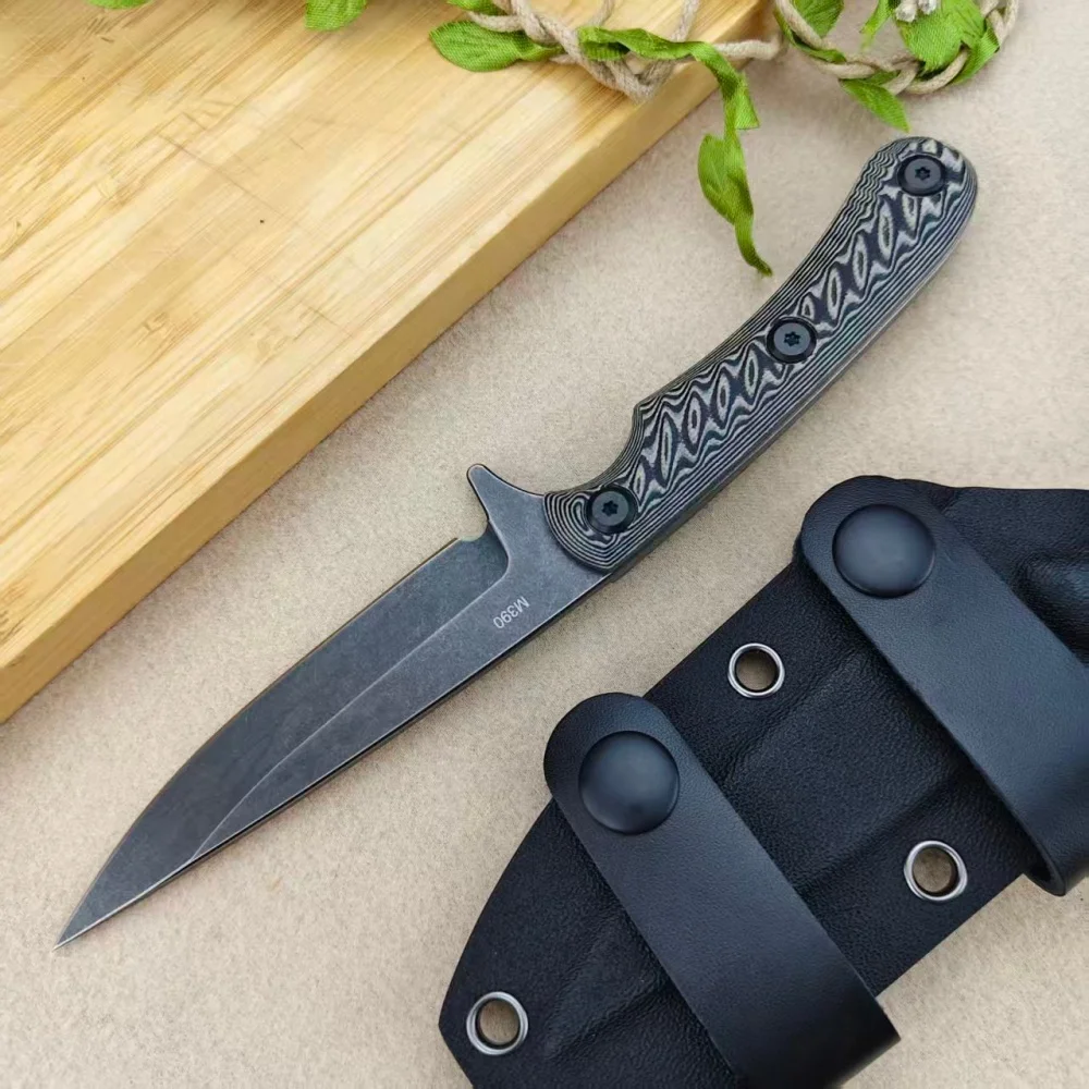 

EDC Нож с рукоятью из G10 высокой твердости для кемпинга, путешествий, выживания, альпинизма, прямой, с ножнами