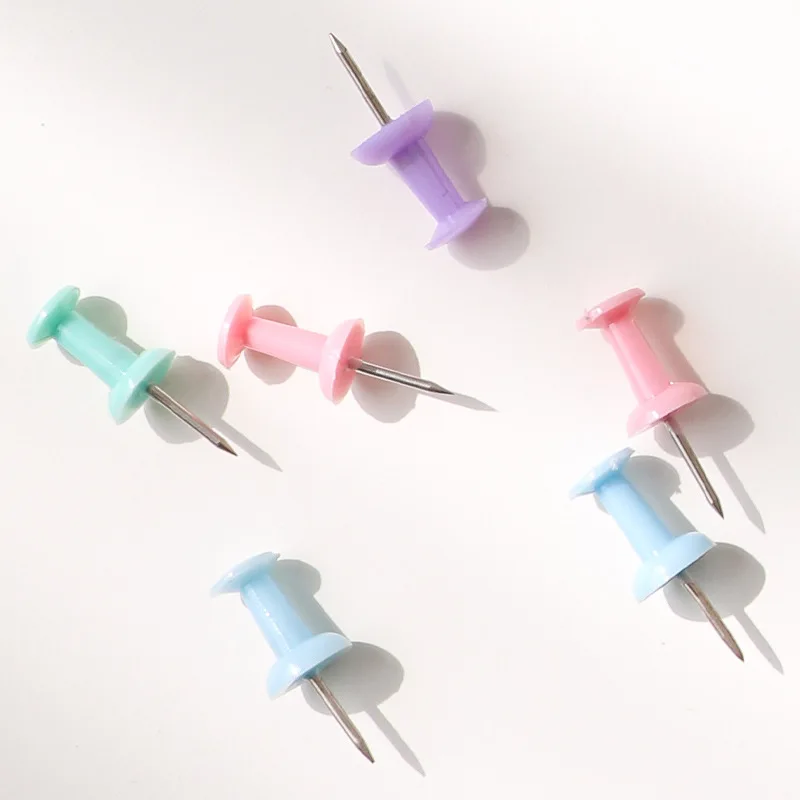 مجموعة أدوات الإبهام المبتكرة الملونة المكونة من 30 قطعة - دبابيس ضغط DIY للوحة الفلين واللوازم المكتبية والديكور المنزلي (دبابيس T متعددة الأغراض)