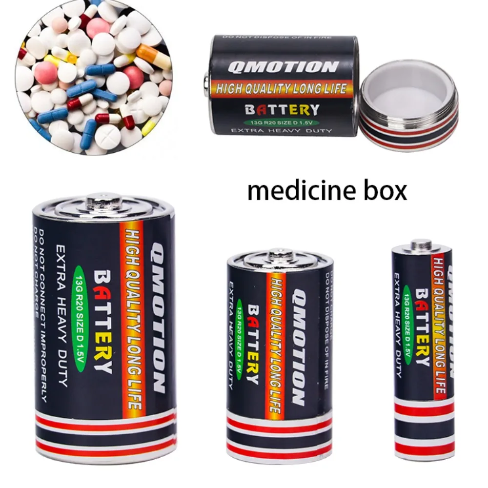 

Multi Size Plastic Battery Storage Box Medicine Case Washable Portable Strong Seal