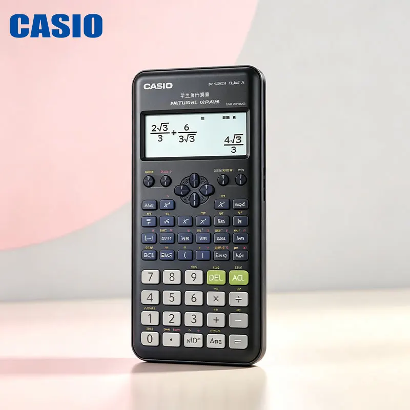 Casio FX-82ES/FX-50FII durable scientific calculator smooth key operation natural formula computer